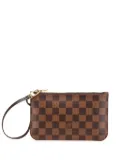 Louis Vuitton Pre-Owned 2014 Damier Ebene Neverfull PM pouch - Brown