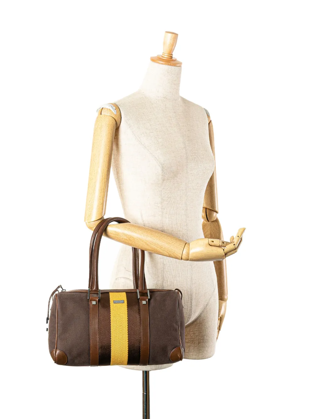 Gucci Pre-Owned 2000-2015 Canvas Web boston bag | Pre-Owned | Image 2
