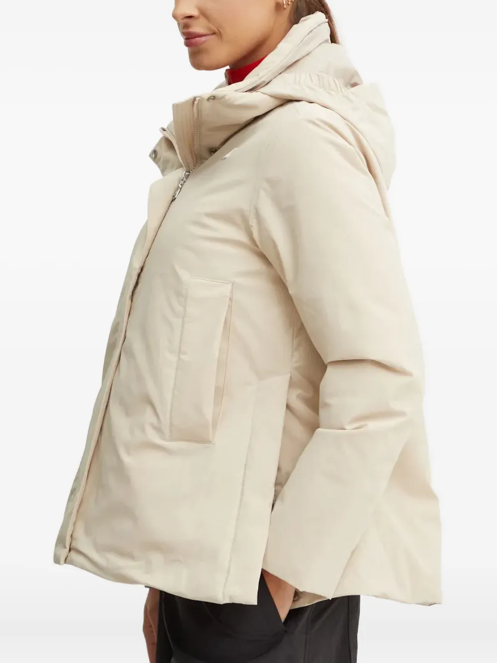 K-Way Marlette jack met capuchon Beige
