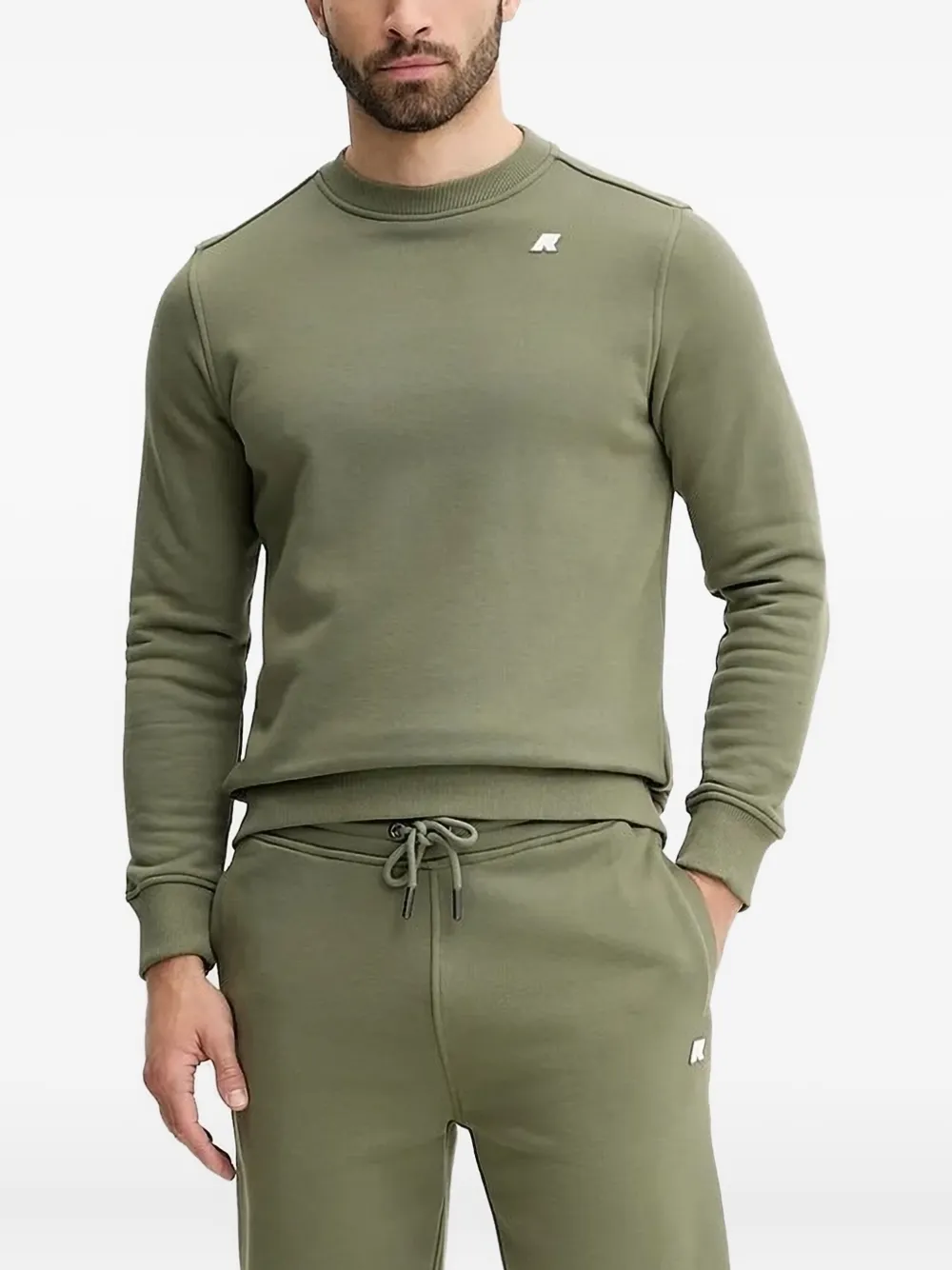K-way Crew-neck Sweatshirt In Green