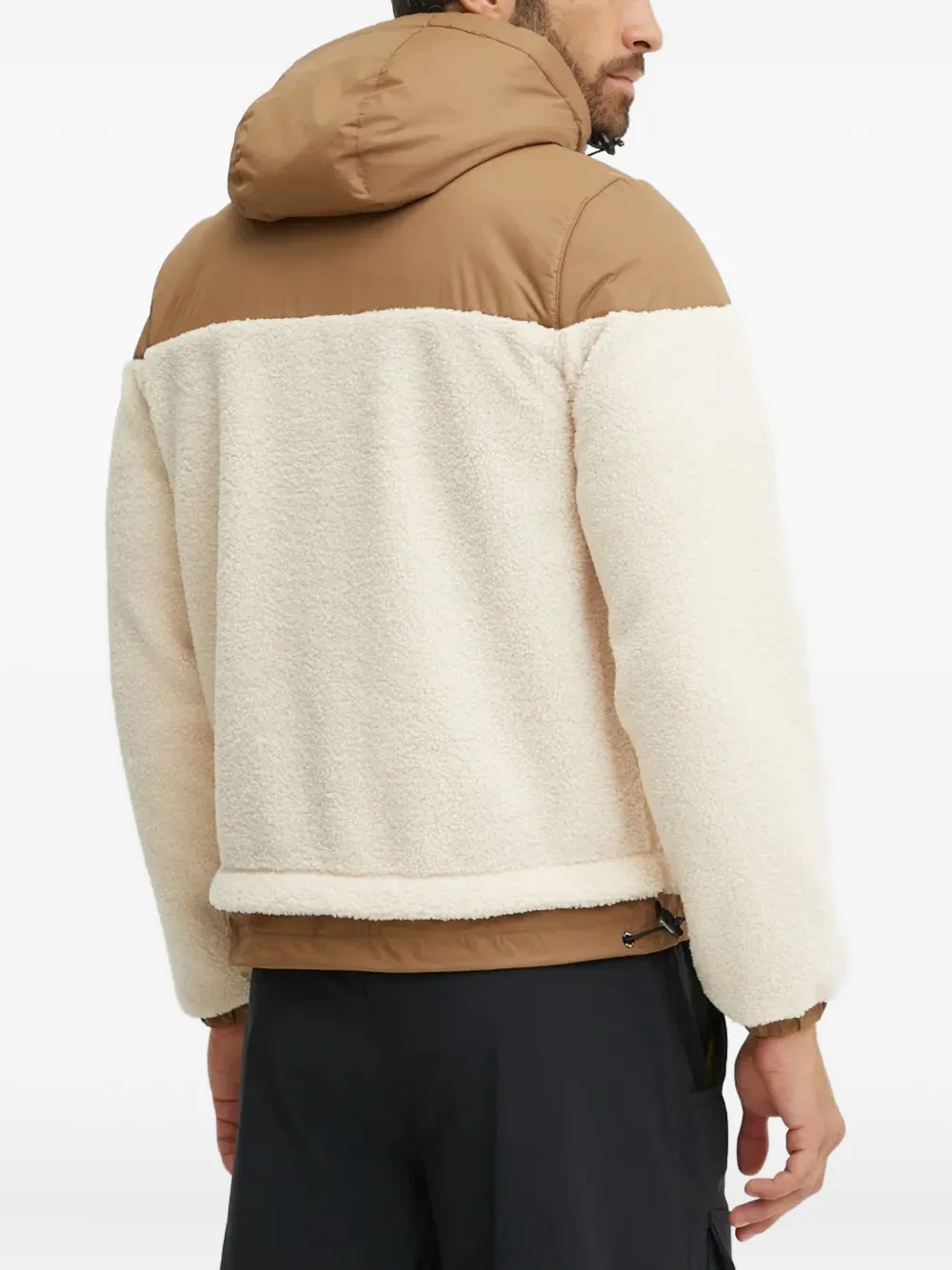 K-way Hooded Fleece Jacket In Multi