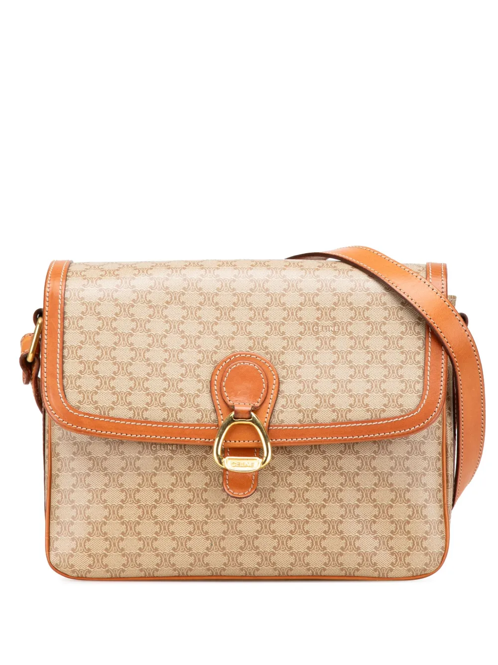 Céline Pre-Owned bolsa crossbody Macadam Coated Canvas 2010 | marrón | Image 1