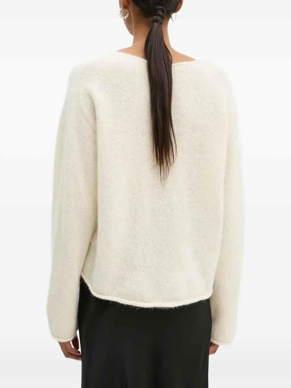 Drykorn Trui met V-hals Beige
