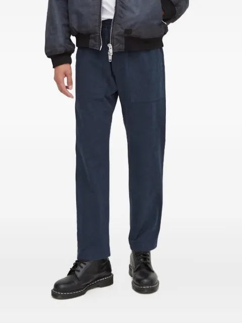 Drykorn elasticated-waist patch-pocket trousers