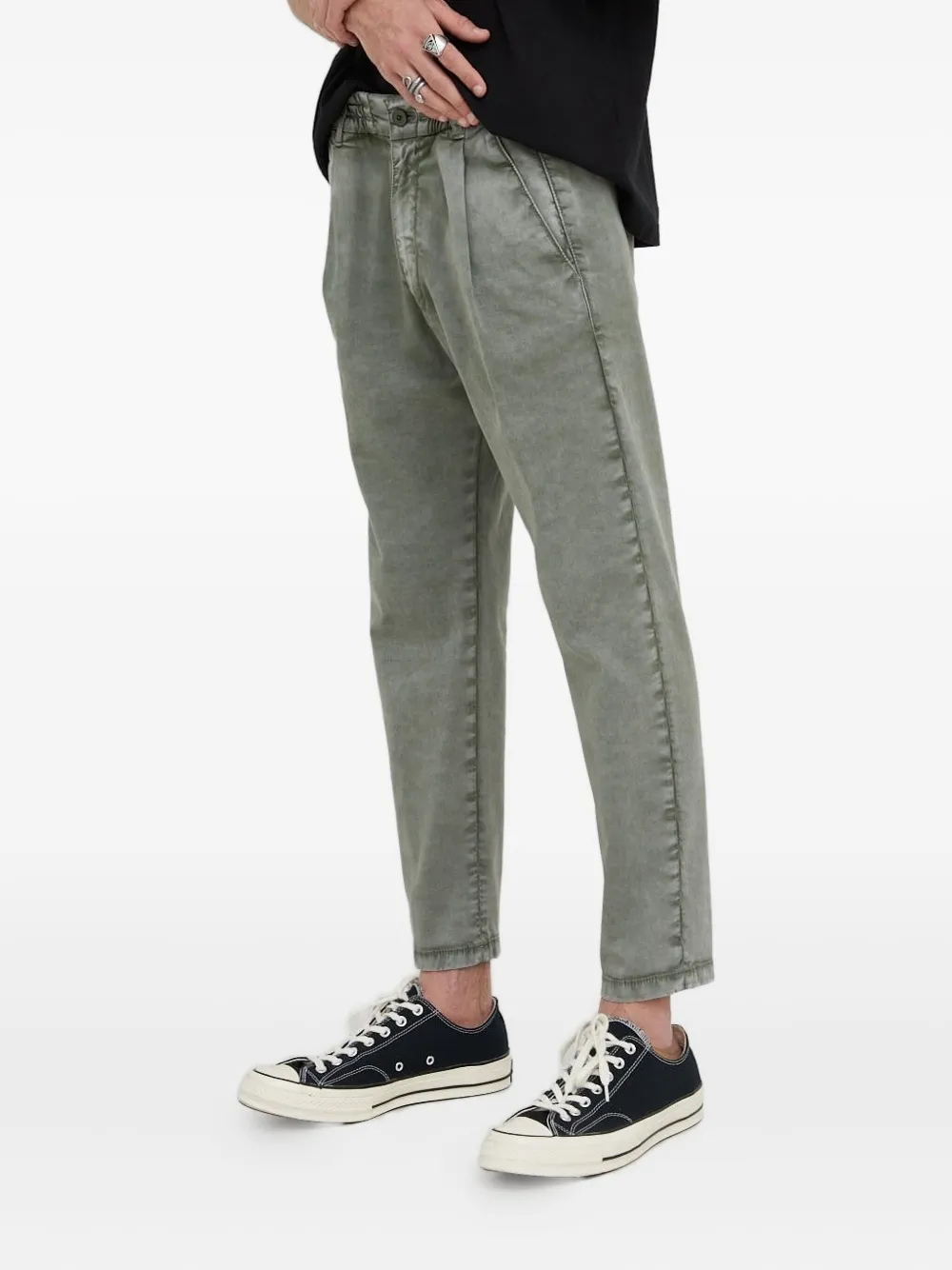 Drykorn Broek met geplooide voorkant Grijs
