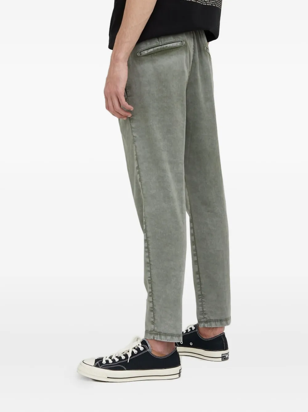 Drykorn Broek met geplooide voorkant - Grijs