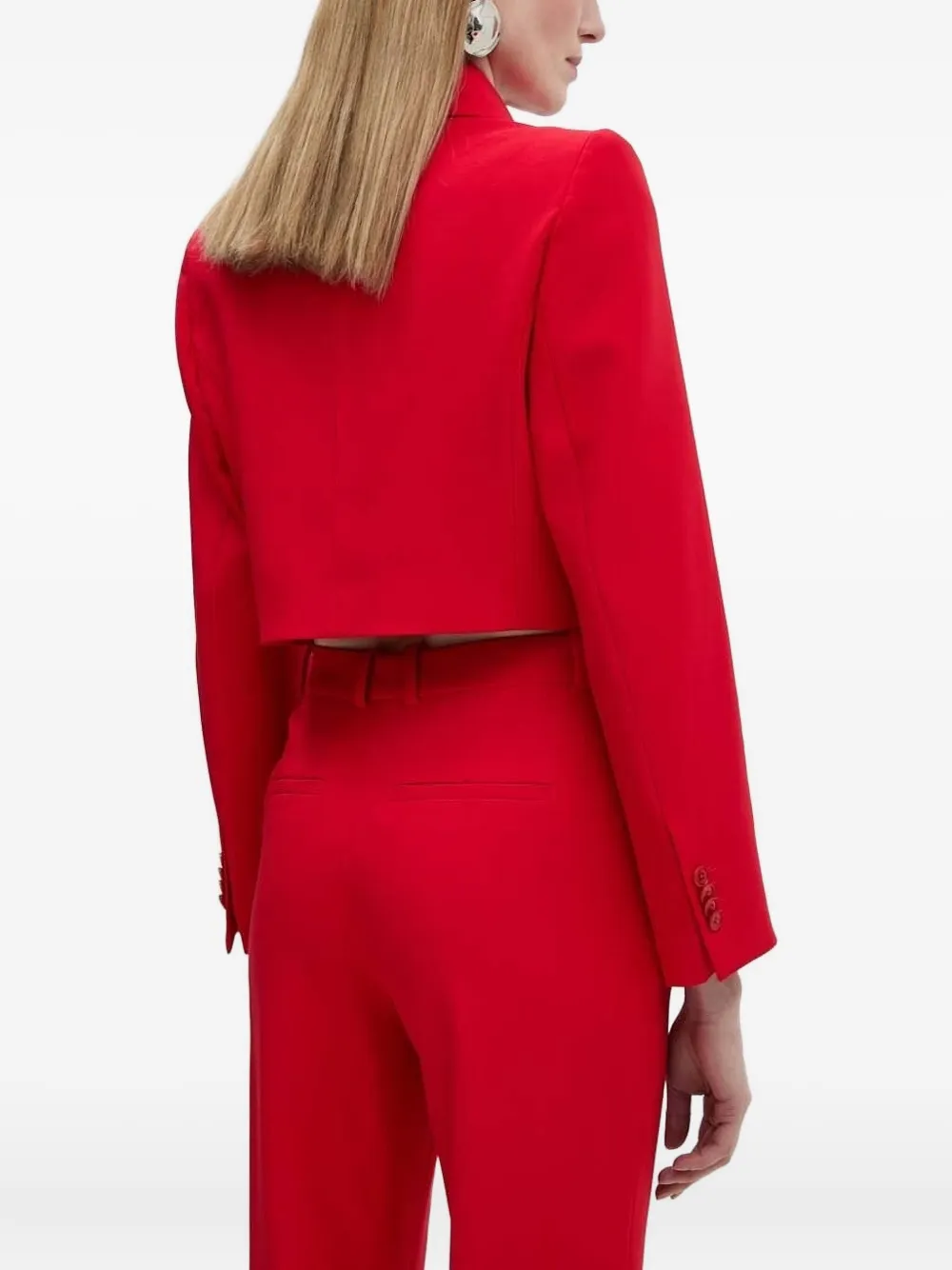 Drykorn Cropped blazer Rood