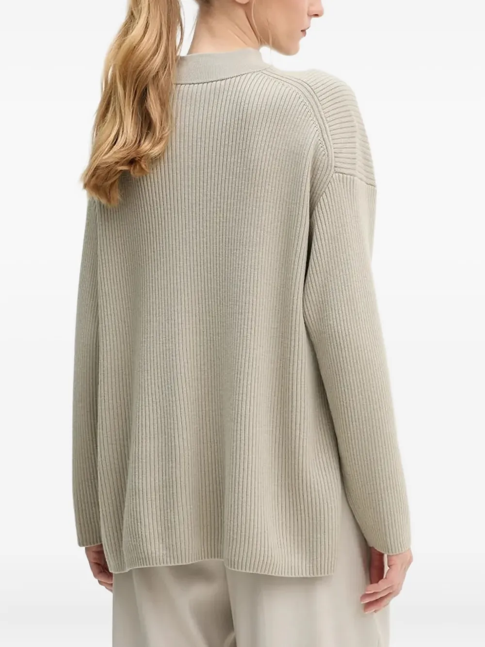 Drykorn Ribbed Turtleneck Sweater In Neutral