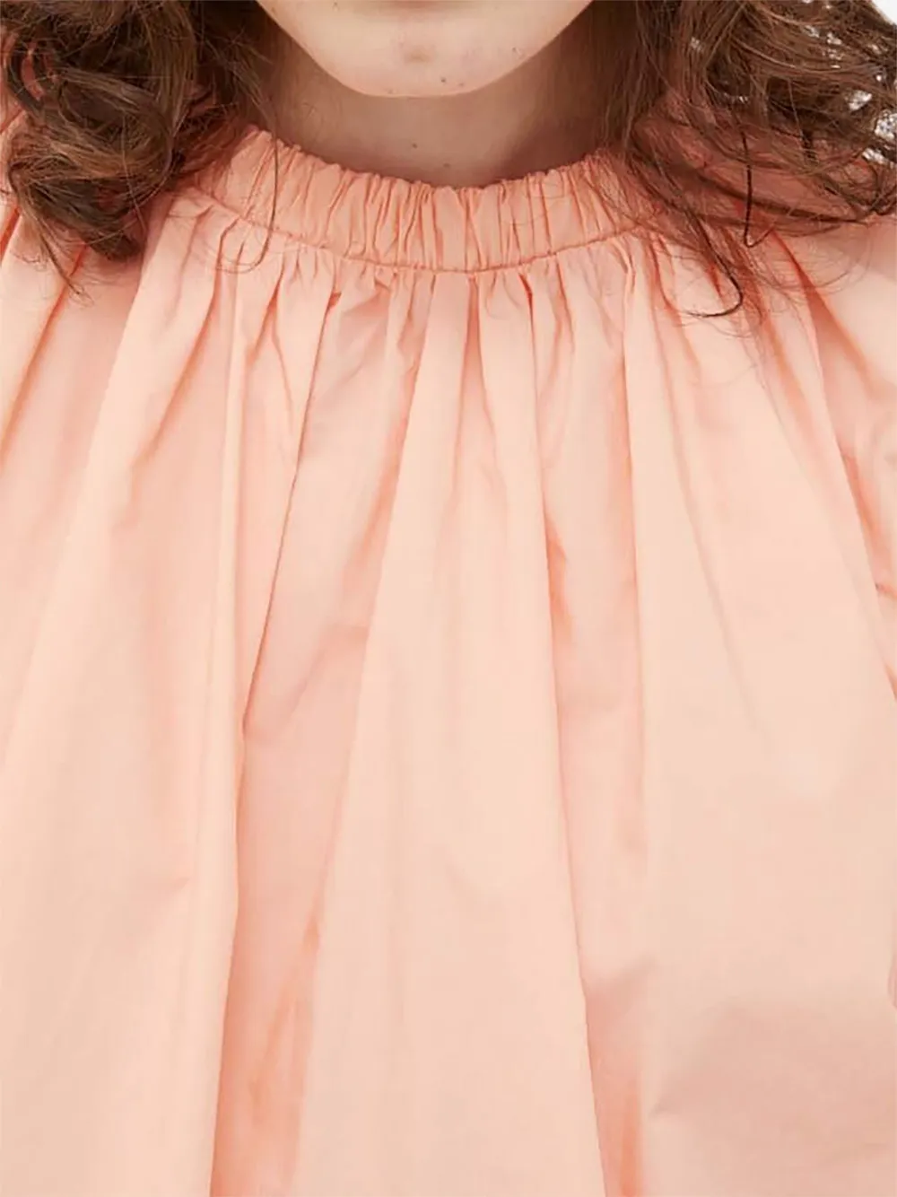 Drykorn Pleated-details Blouse In Orange
