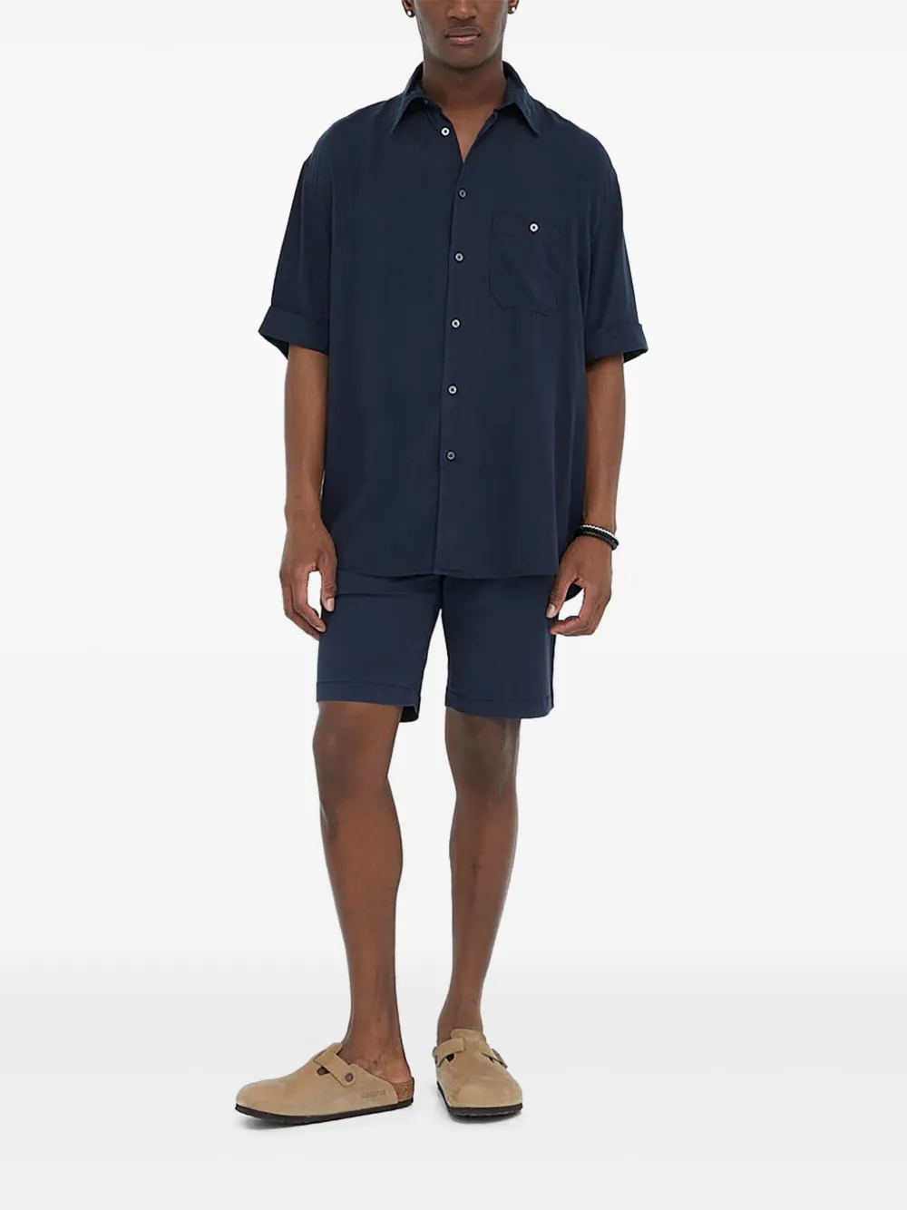 Drykorn short-sleeve pocket shirt | Blue | Image 1