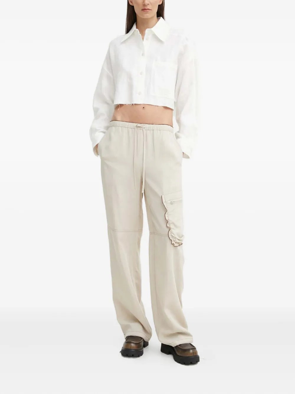 Drykorn Linnen blouse - Wit