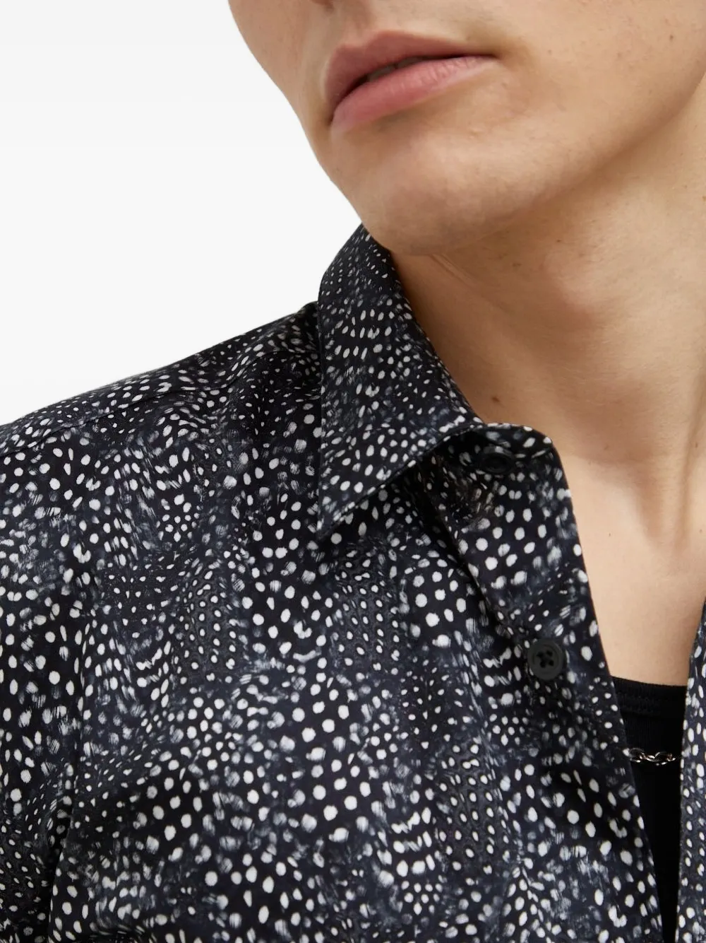 Drykorn Overhemd met stippen Blauw