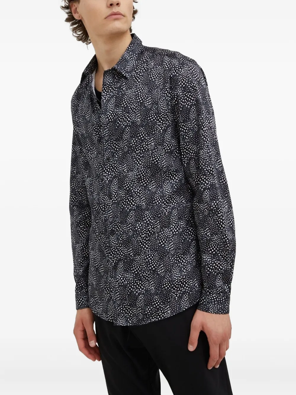 Drykorn Overhemd met stippen Blauw