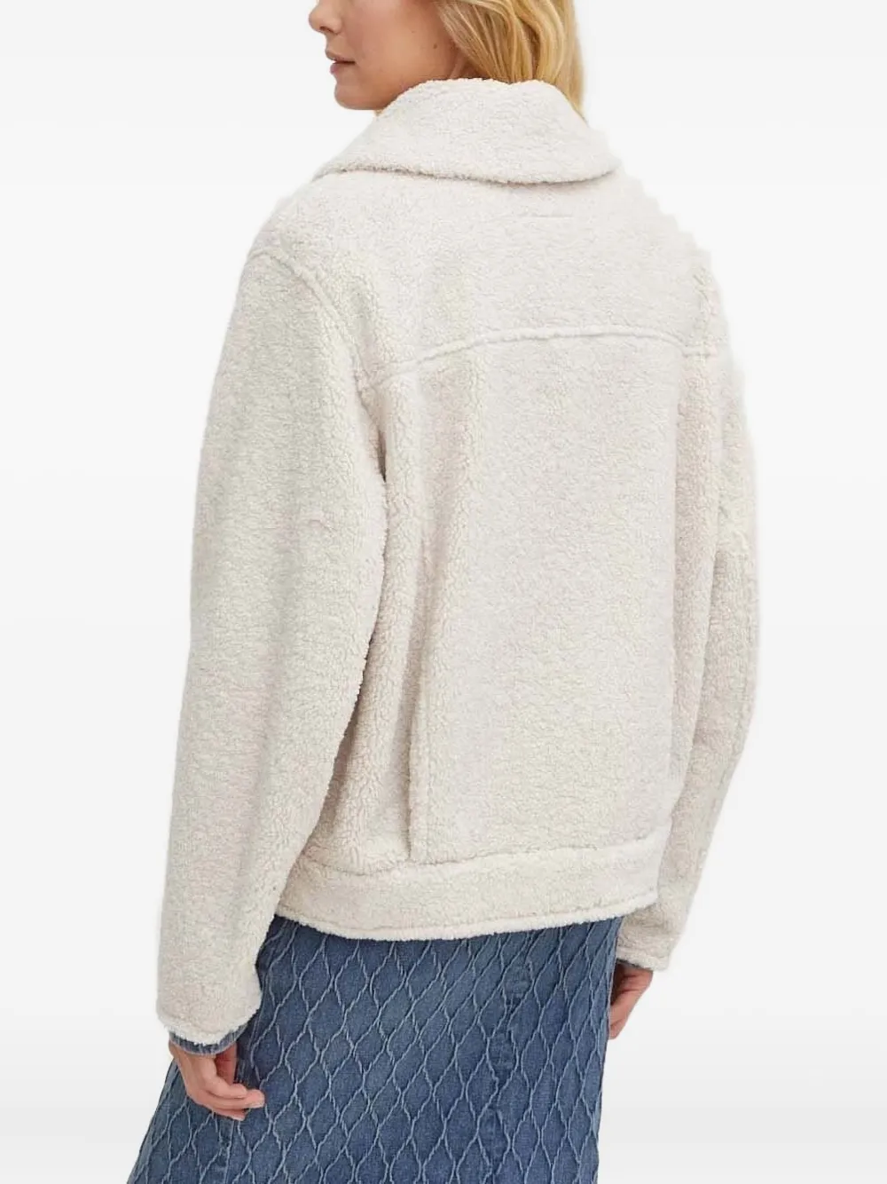 Drykorn Teddy Zip-up Jacket In Neutral