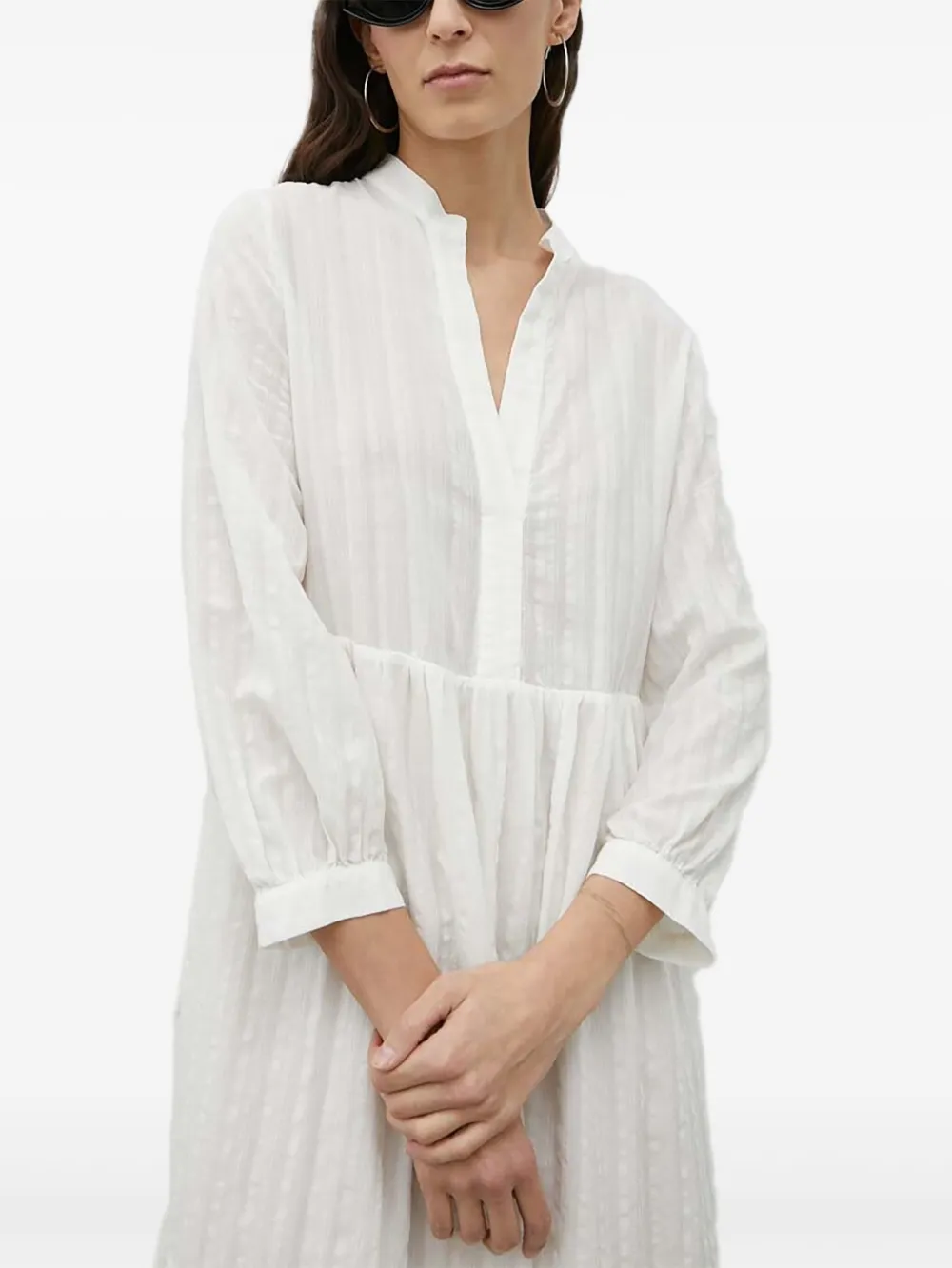 Drykorn Sorcha tiered striped midi dress | Day Dresses | Image 2