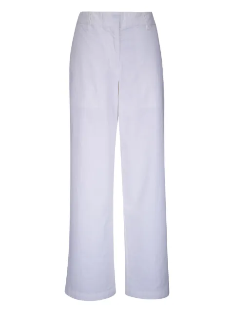 Nili Lotan cotton wide-leg trousers