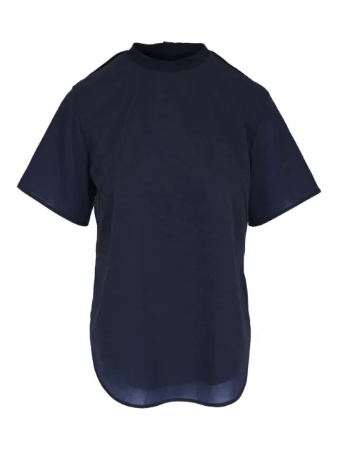 KZ_K STUDIO short-sleeve curved-hem top