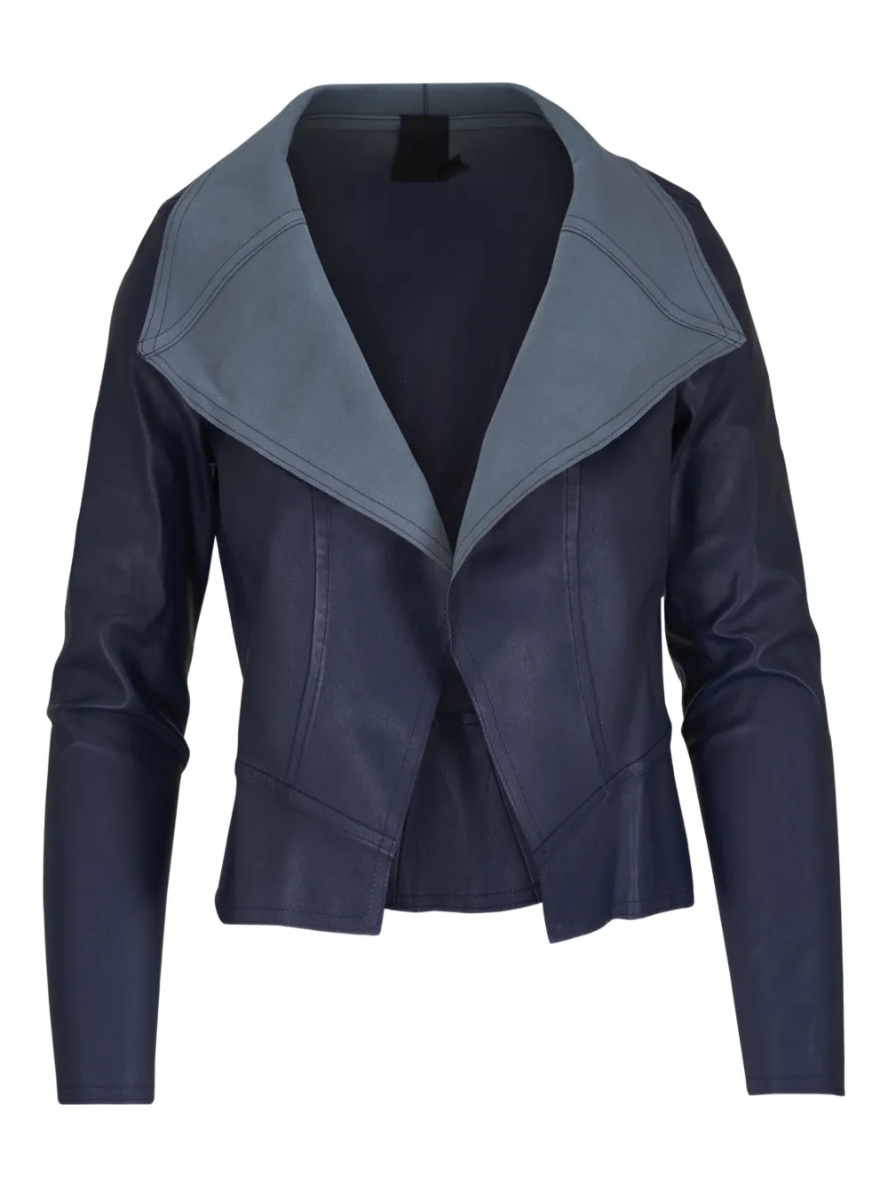 KZ_K STUDIO Giacca con colletto a contrasto - Blu