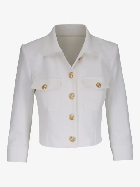 L'Agence Kumi button-fastening jacket
