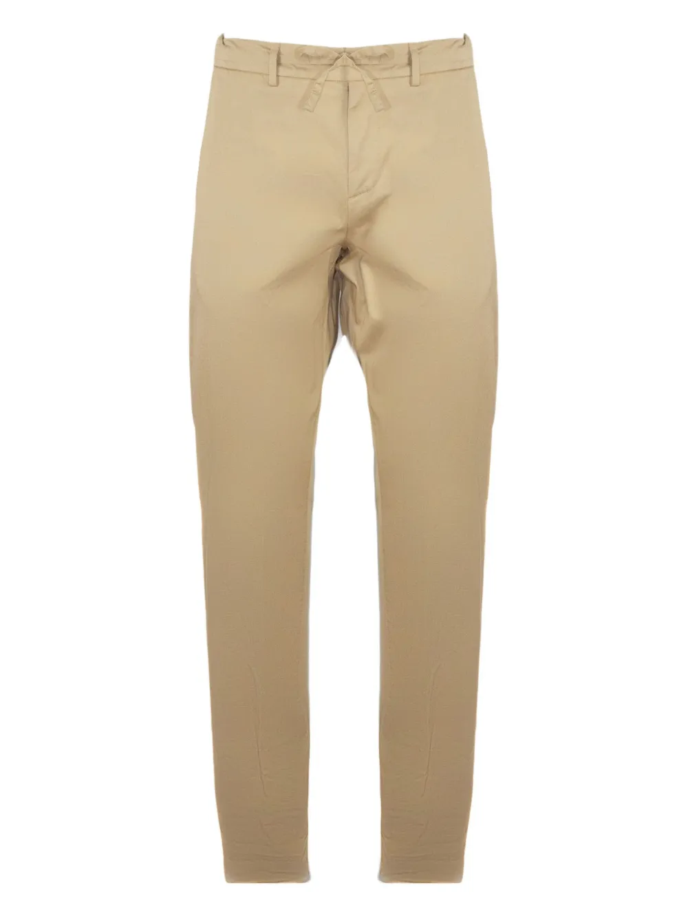 Canali drawstring cotton trousers Beige