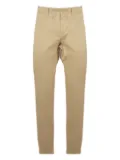Canali drawstring cotton trousers - Neutrals