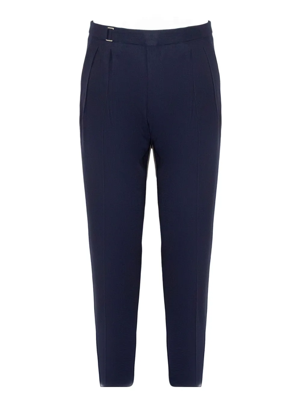 Canali pleated concealed-fastening trousers Blauw