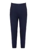 Canali pleated concealed-fastening trousers - Blue