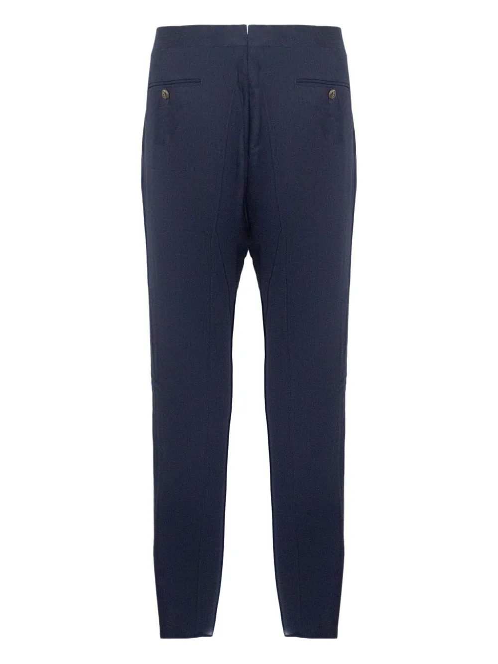 Canali pleated concealed-fastening trousers Blauw