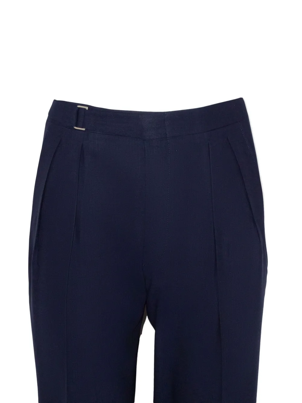 Canali pleated concealed-fastening trousers Blauw