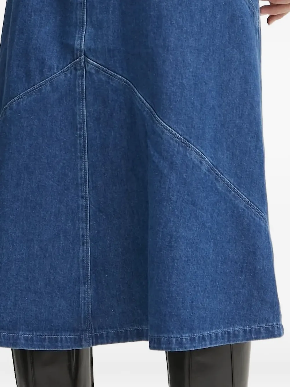 Bruuns Bazaar CanaBBEleen  panelled midi skirt | Denim Skirts | Image 2