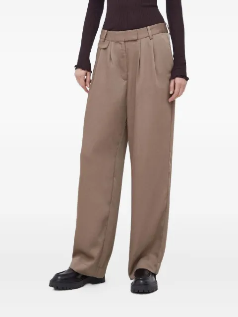 Bruuns Bazaar pleated wide-leg trousers