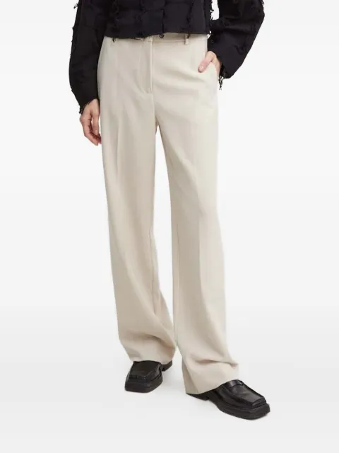 Bruuns Bazaar pleated wide-leg trousers