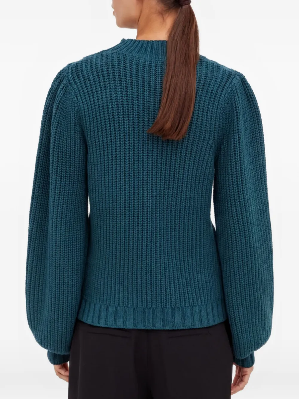  Bruuns Bazaar Pull En Maille Torsadée - Vert 