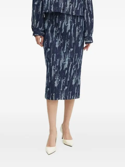 Bruuns Bazaar IxoraBBTanella abstract-print skirt