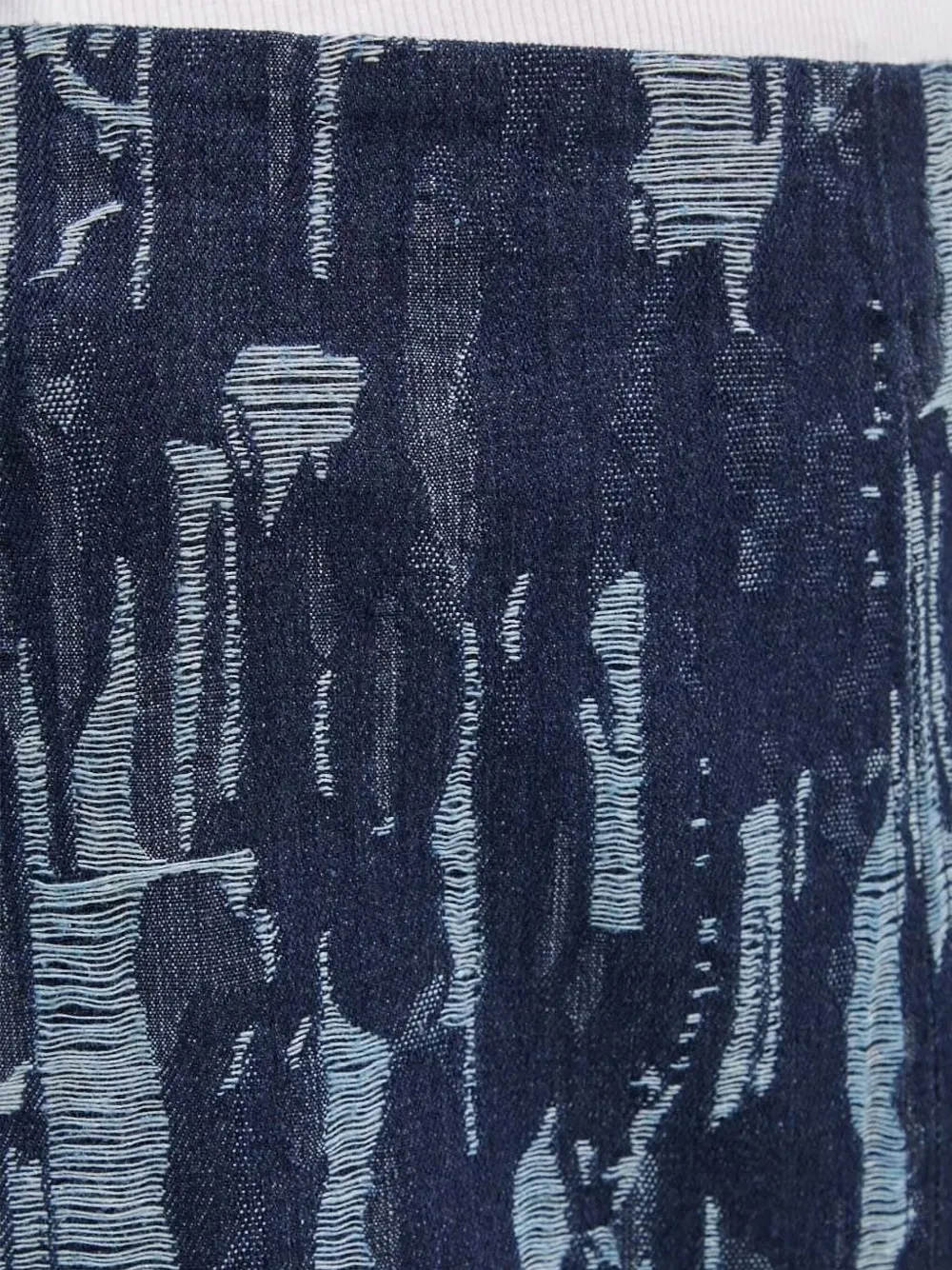 Bruuns Bazaar Abstract-print Skirt In Blue