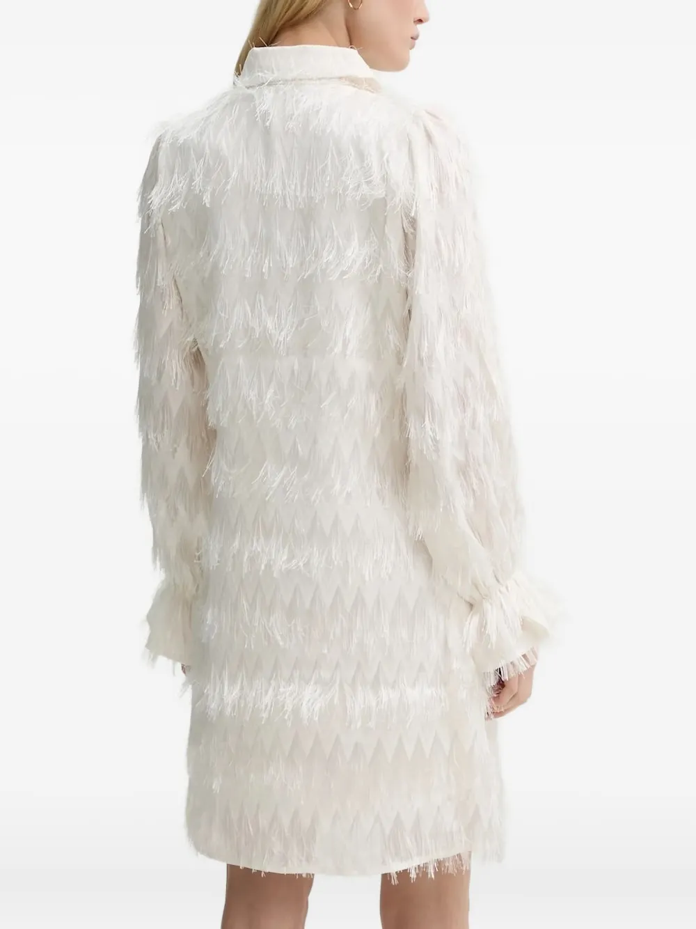 Bruuns Bazaar fringe-trimmed collared mini dress | Day Dresses | Image 2