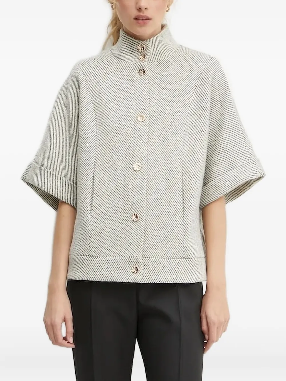 Bruuns Bazaar Short-sleeve Jacket In White