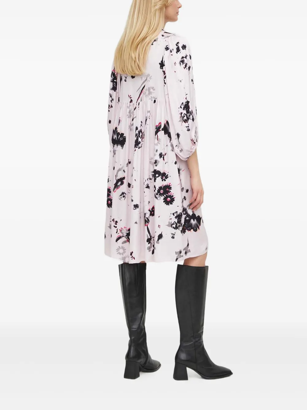 Bruuns Bazaar Jurk met bloemenprint - Roze