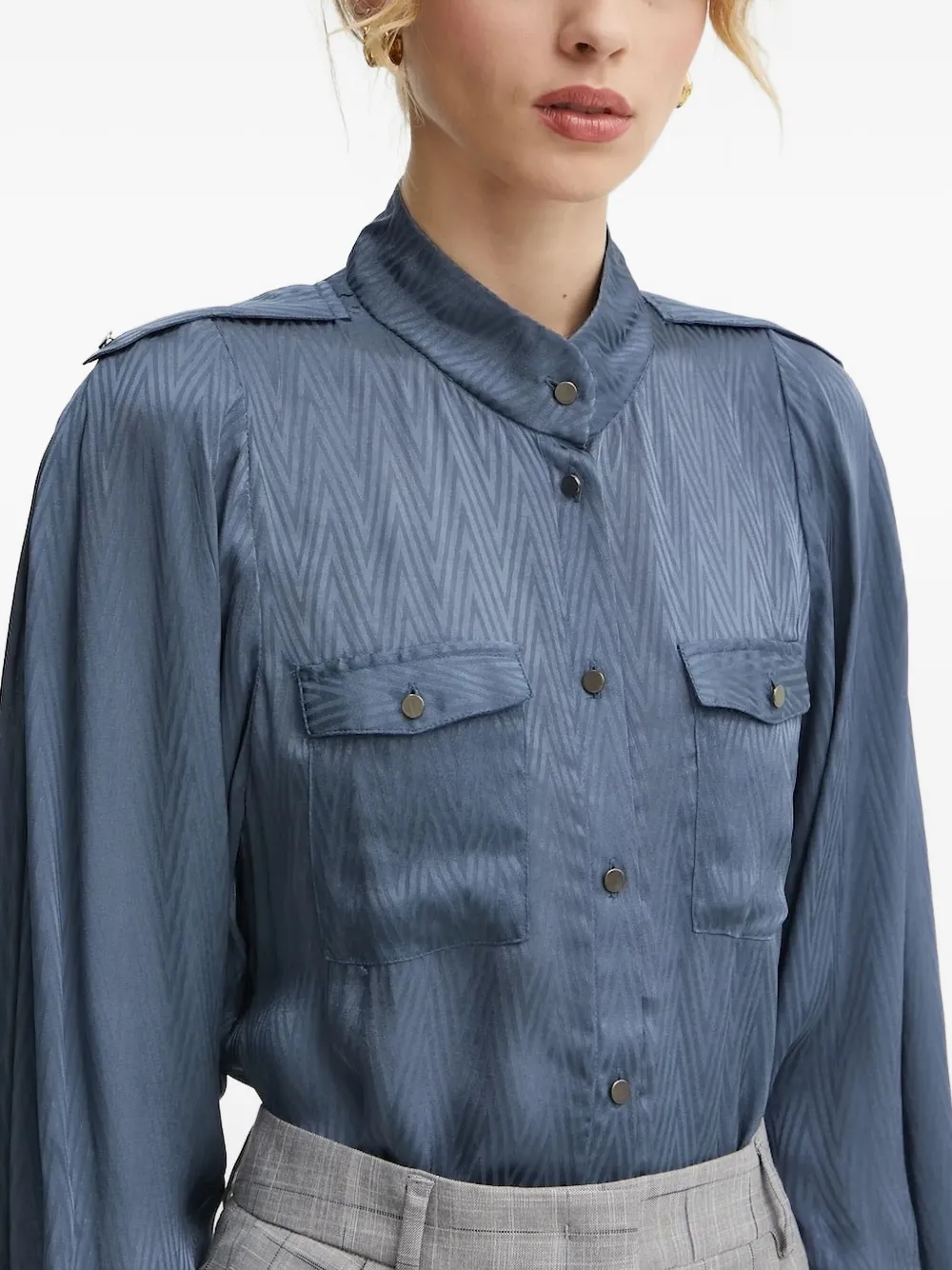 Bruuns Bazaar Alderbbshauna Shirt In Blue