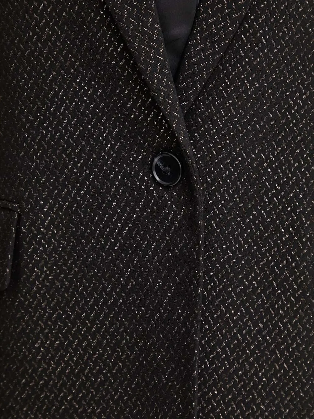 Bruuns Bazaar patterned blazer Zwart