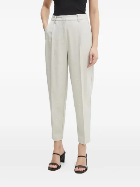 Bruuns Bazaar pleated embellished tailored trousers