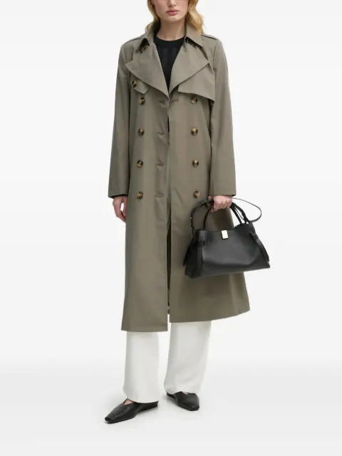 Bruuns Bazaar double-breasted belted trench coat