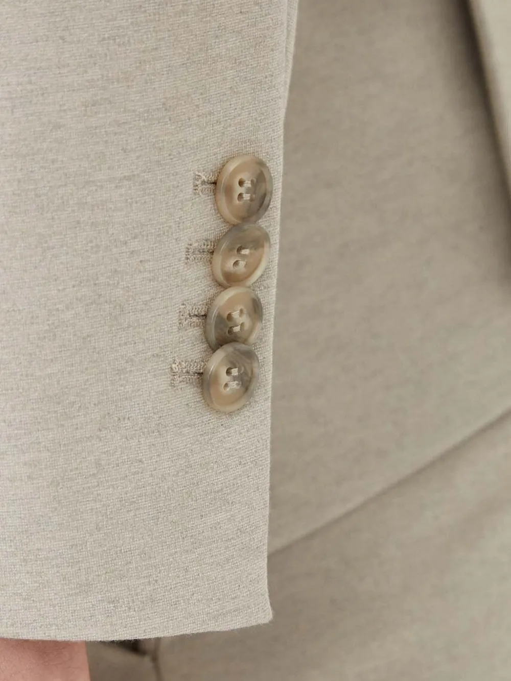Bruuns Bazaar LayBBFranco colbert met twee knopen Beige