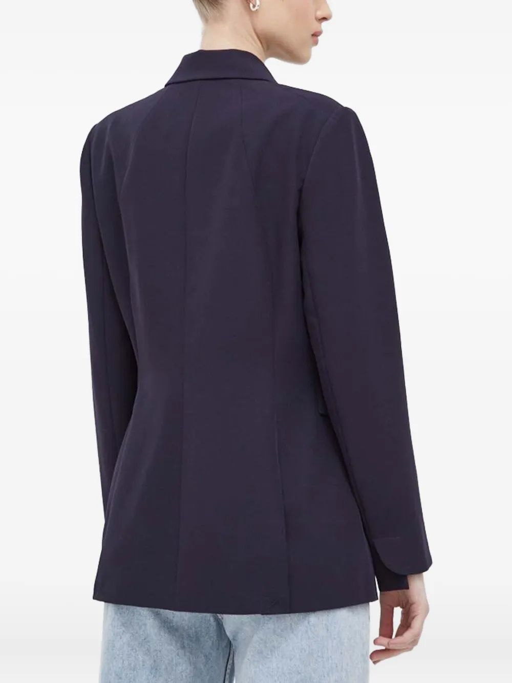 Bruuns Bazaar Rubysusbbtonya Double-breasted Blazer In Blue