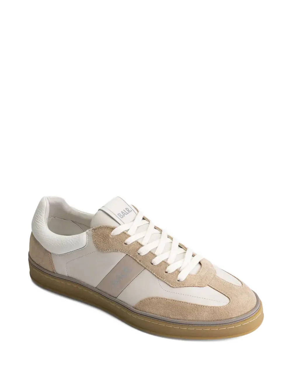 BALR. London Classic leren suède sneakers Beige