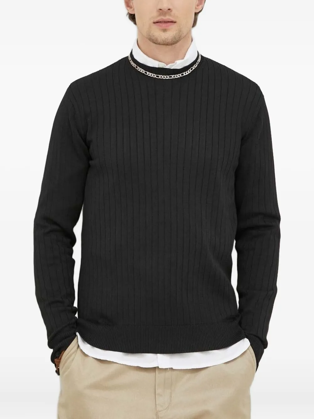 Bruuns Bazaar crew-neck sweater | Black | Image 1