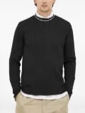 Bruuns Bazaar crew-neck sweater - Black