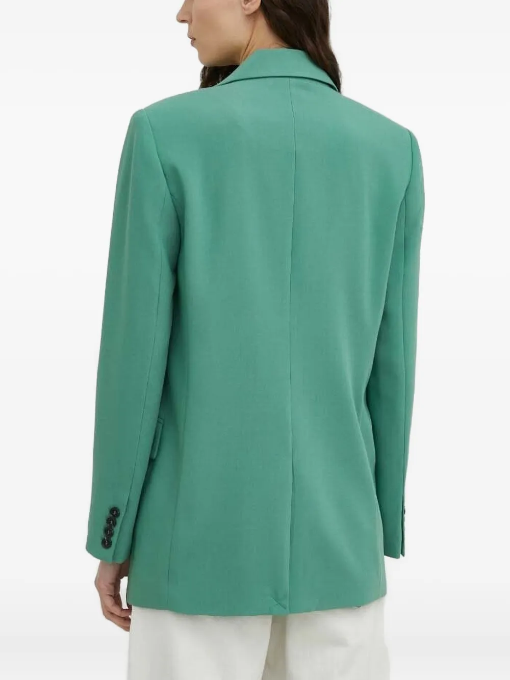 Bruuns Bazaar Single-breasted Button Blazer In Green