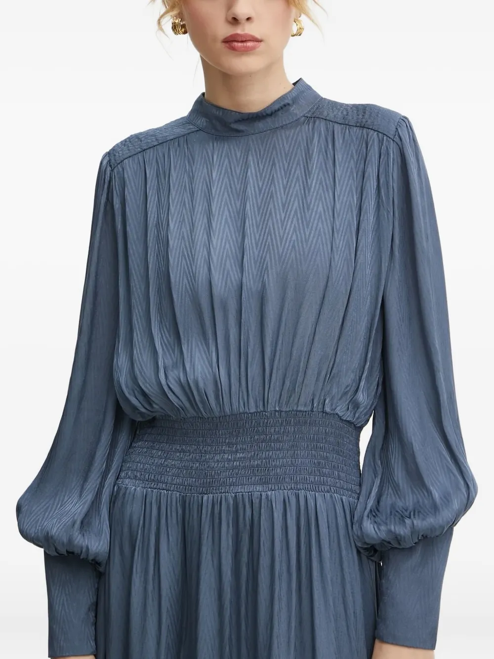 Bruuns Bazaar Alder Berry jurk Blauw