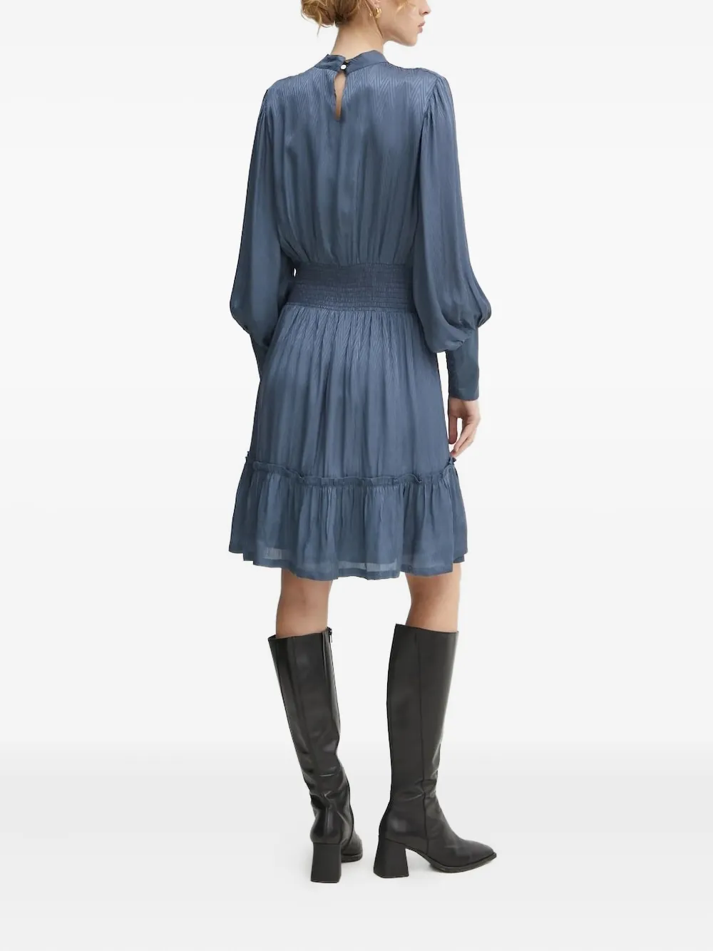 Bruuns Bazaar Alder Berry dress - Blauw